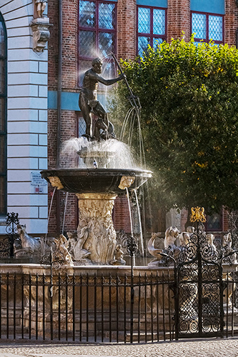 Gdańsk, fontanna Neptuna