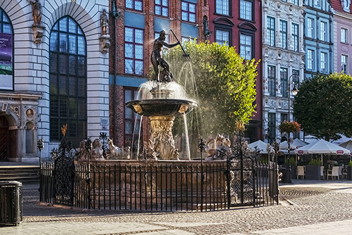 Gdańsk, fontanna Neptuna