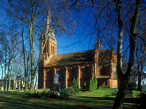 Bartoszyce, kościół z 1882 roku