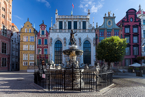 Gdańsk fontanna