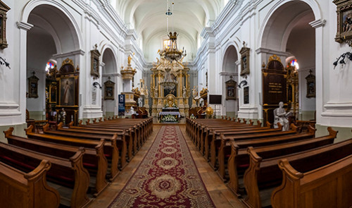 Janów Podlaski wnętrze kościoła