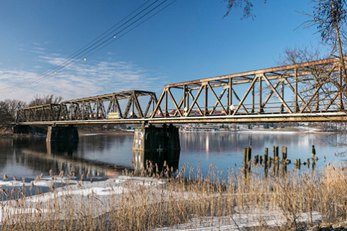 Mikołajki most kratownicowy
